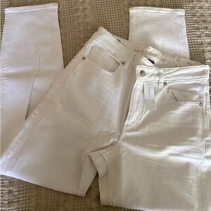 American Eagle Outfitters Women's White mom Jeans